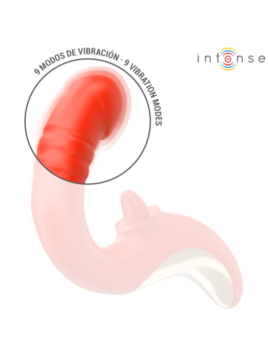 Intense - Paulina Vibrador & Estimulador en Forma de U Rojo