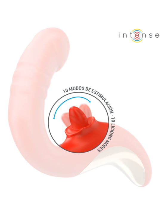 Intense - Paulina Vibrador & Estimulador en Forma de U Rojo