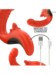 Intense - Paulina Vibrador & Estimulador en Forma de U Rojo