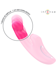 Intense - Emi Vibrador 13,5 cm Multifunción 3 en 1 10 Vibraciones Rosa