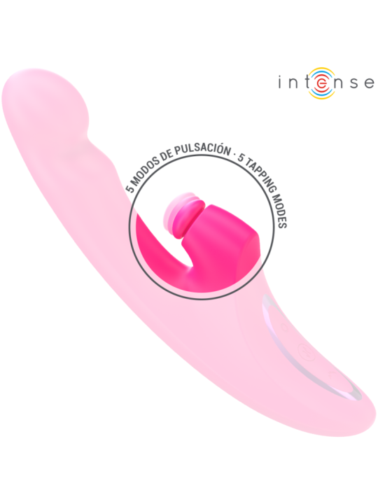 Intense - Emi Vibrador 13,5 cm Multifunción 3 en 1 10 Vibraciones Rosa