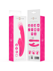 Intense - Emi Vibrador 13,5 cm Multifunción 3 en 1 10 Vibraciones Rosa