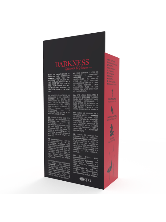 Darkness - Plug Anal Silicona con Cola Blanca