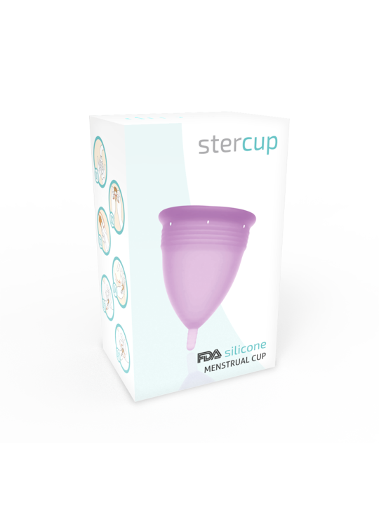 Stercup - Copa Menstrual Fda Silicona Lila - Talla L