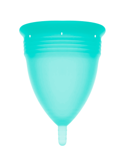 Stercup - Copa Menstrual Fda Silicona Aquamarina - Talla L