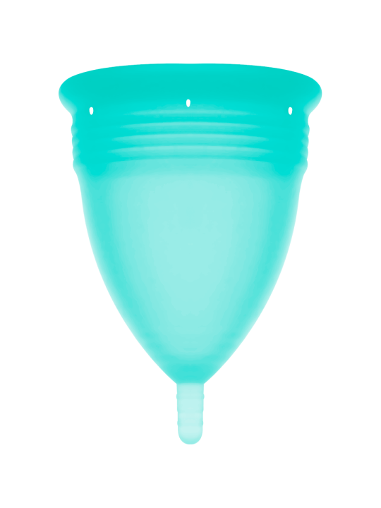 Stercup - Copa Menstrual Fda Silicona Aquamarina - Talla L
