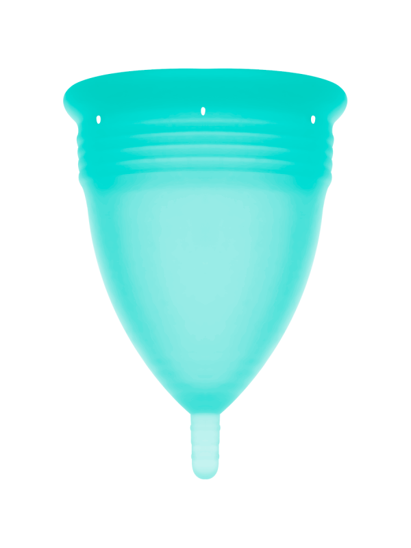 Stercup - Copa Menstrual Fda Silicona Aquamarina - Talla L