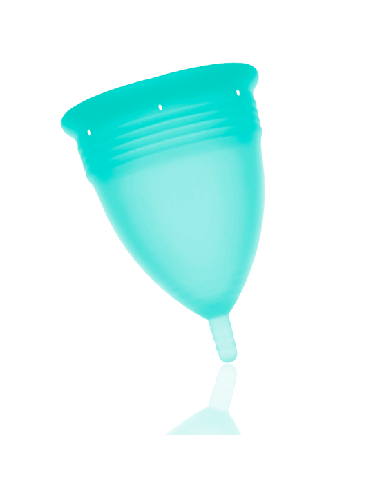 Stercup - Copa Menstrual Fda Silicona Aquamarina - Talla L