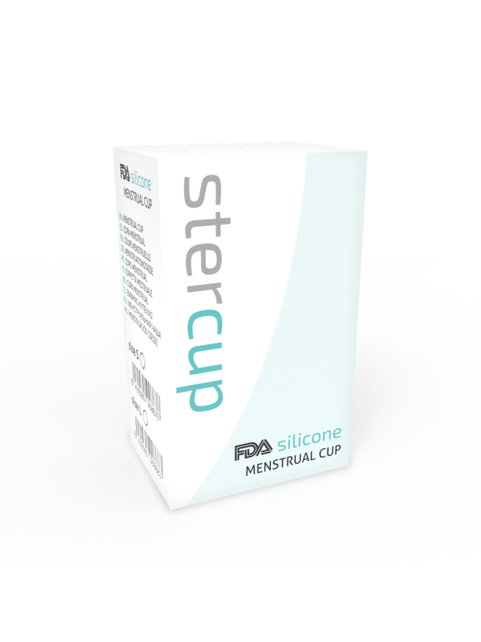 Stercup - Copa Menstrual Fda Silicona Rosa - Talla L
