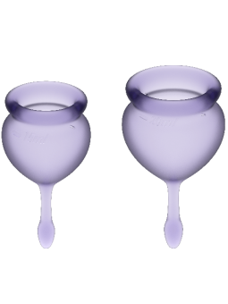 Satisfyer - Feel Good Kit Copa Menstrual Lila 15 + 20 ml