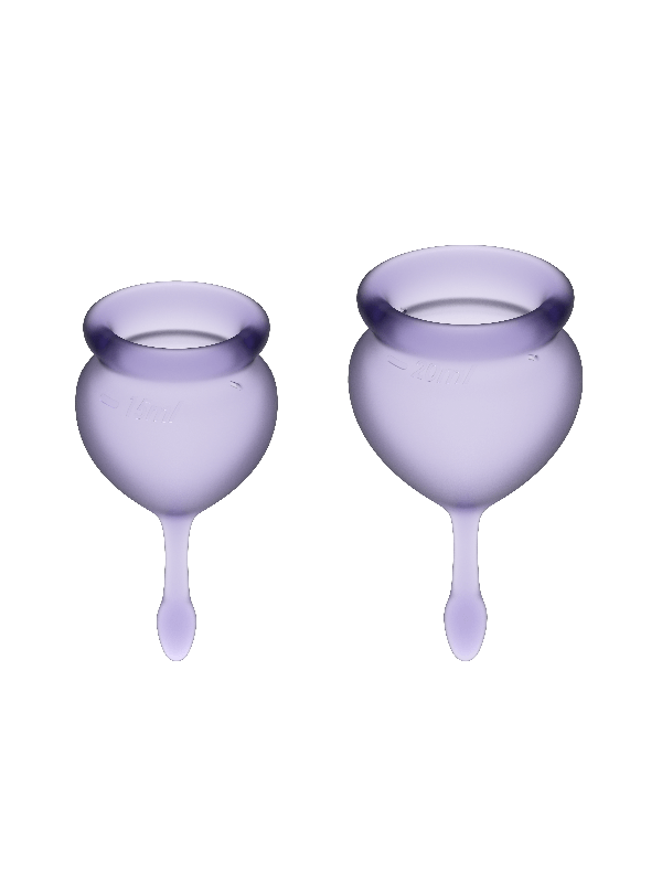 Satisfyer - Feel Good Kit Copa Menstrual Lila 15 + 20 ml