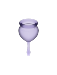 Satisfyer - Feel Good Kit Copa Menstrual Lila 15 + 20 ml