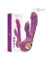 Intense - Halle Vibrador Multifunción con Lengua Estimuladora en Forma de Delfín Morado
