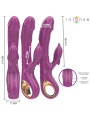 Intense - Halle Vibrador Multifunción con Lengua Estimuladora en Forma de Delfín Morado