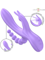 Intense - Miko Triple Vibrador Rabbit & Estimulador & Anal 7 Vibraciones Morado