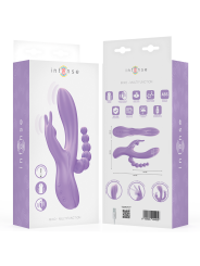Intense - Miko Triple Vibrador Rabbit & Estimulador & Anal 7 Vibraciones Morado