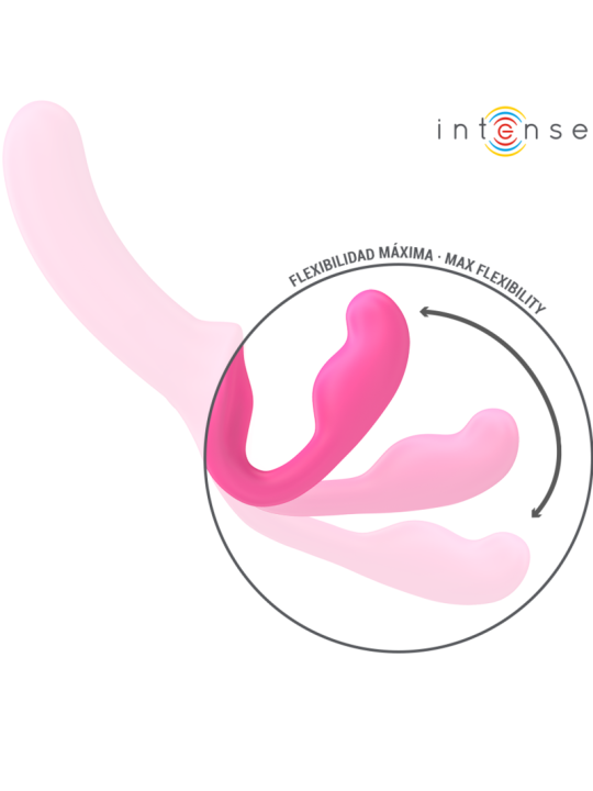 Intense - Amy Vibrador Doble 20 cm Rosa Control Remoto