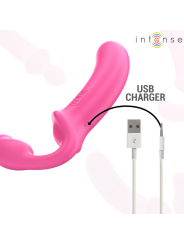 Intense - Amy Vibrador Doble 20 cm Rosa Control Remoto