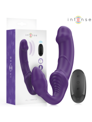 Intense - Jill Vibrador Doble 20 cm Violeta Control Remoto