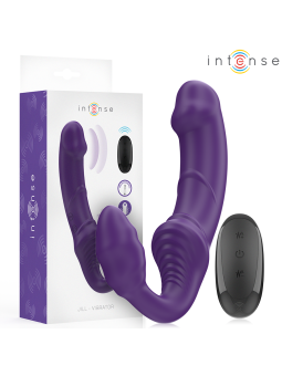 Intense - Jill Vibrador Doble 20 cm Violeta Control Remoto