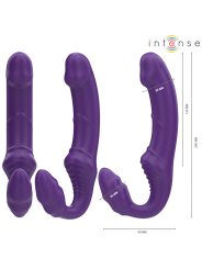 Intense - Jill Vibrador Doble 20 cm Violeta Control Remoto