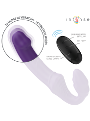 Intense - Jill Vibrador Doble 20 cm Violeta Control Remoto