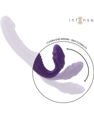 Intense - Jill Vibrador Doble 20 cm Violeta Control Remoto