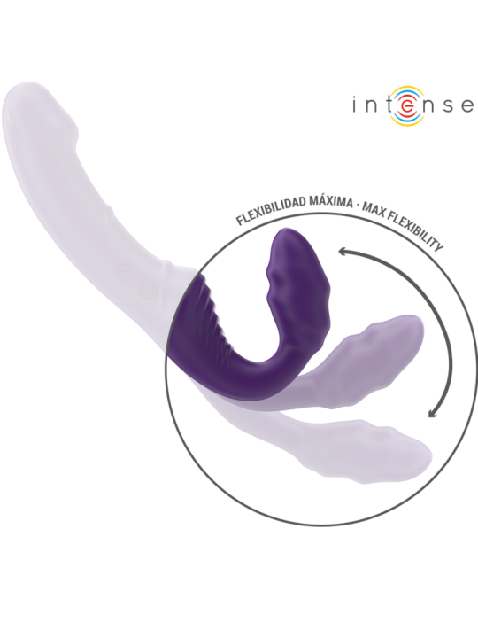 Intense - Jill Vibrador Doble 20 cm Violeta Control Remoto
