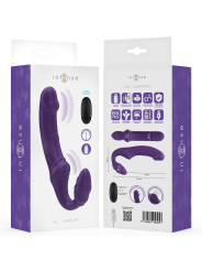 Intense - Jill Vibrador Doble 20 cm Violeta Control Remoto