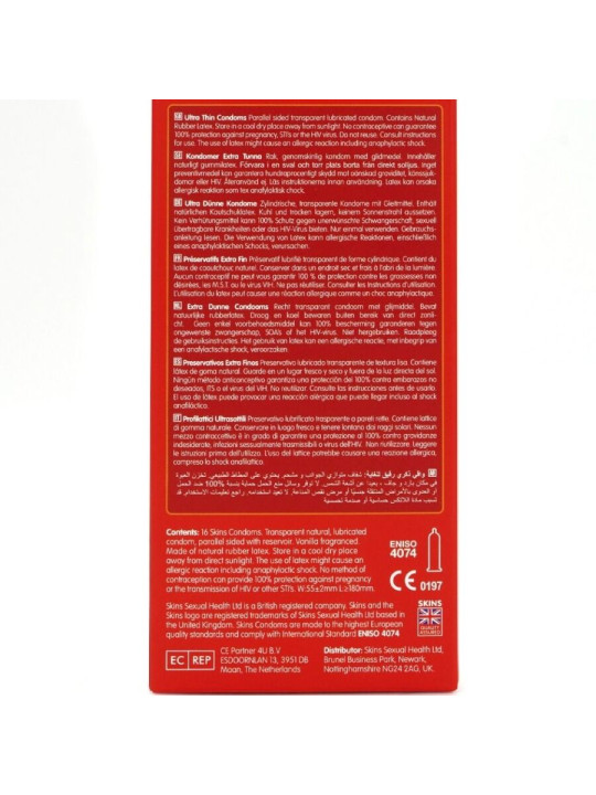 Skins - Ultrafinos Preservativos Premium pack 16