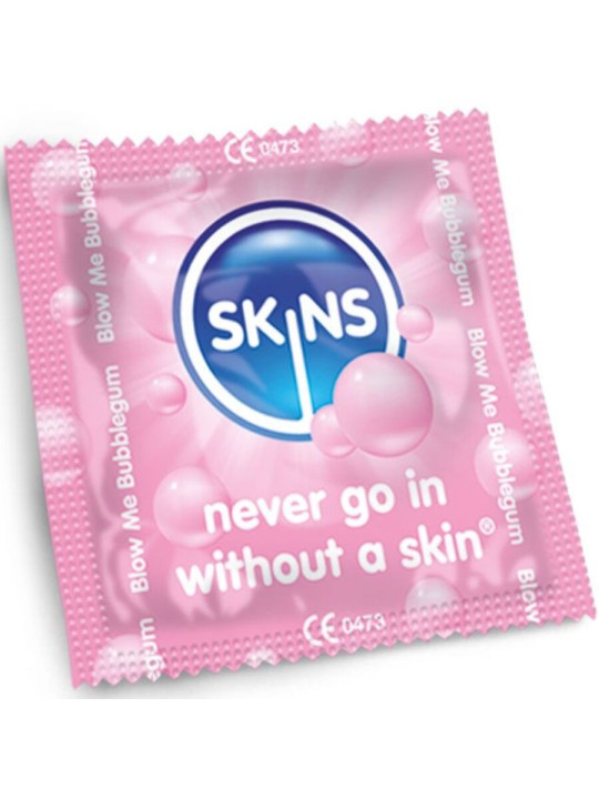 Skins - Preservativos Premium Sabor Chicle pack 8