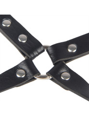 Subblime - 953690 Esposas con Cinturón Bondage Negro Talla Única