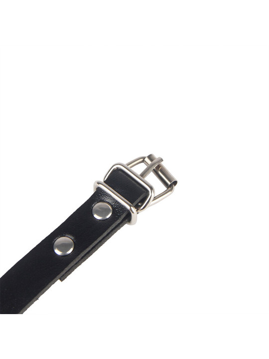 Subblime - 953690 Esposas con Cinturón Bondage Negro Talla Única