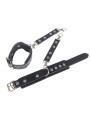Subblime - 953690 Esposas con Cinturón Bondage Negro Talla Única