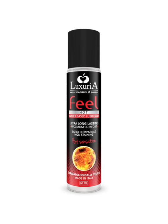 Intimateline - Luxuria Feel Hot Sensation Lubricante Base Agua Efecto Calor 60 ml