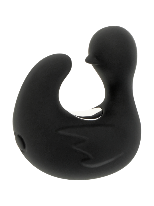 Black&Silver - Dedal Pato Estimulador de Silicona Recargable Duckymania