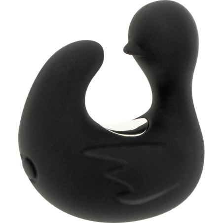 Black&Silver - Dedal Pato Estimulador de Silicona Recargable Duckymania