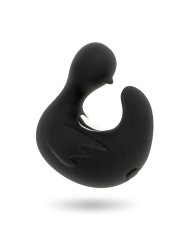 Black&Silver - Dedal Pato Estimulador de Silicona Recargable Duckymania