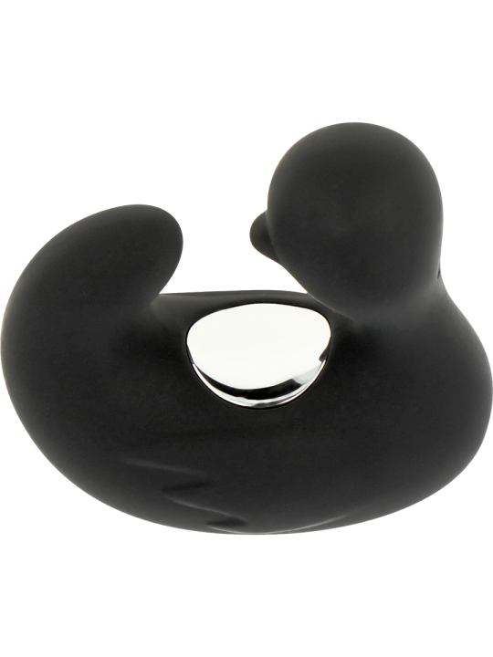 Black&Silver - Dedal Pato Estimulador de Silicona Recargable Duckymania