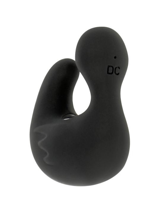 Black&Silver - Dedal Pato Estimulador de Silicona Recargable Duckymania