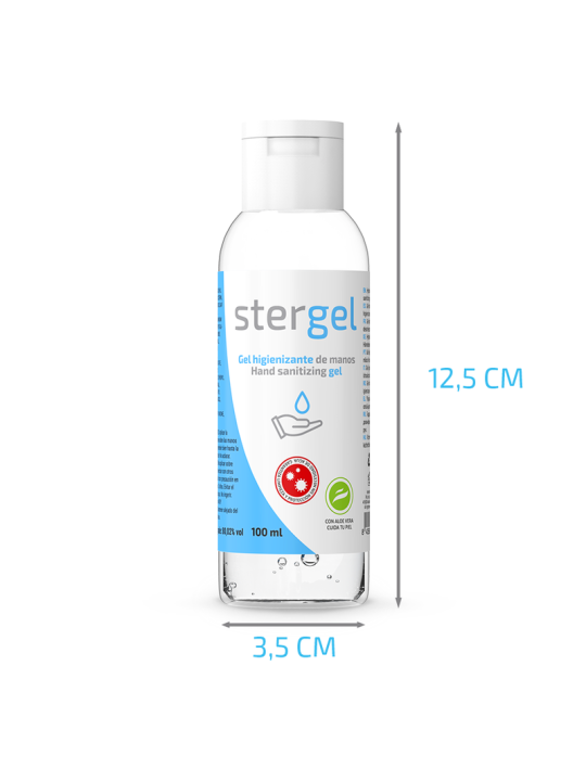 Stergel - Gel Hidroalcohólico Higienizante de Manos Aloe Vera 100 ml