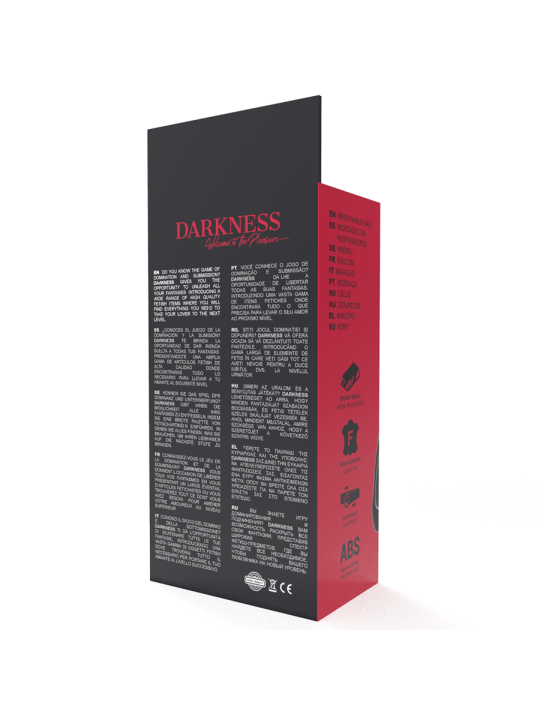 Darkness - Mordaza Transpirable Negro