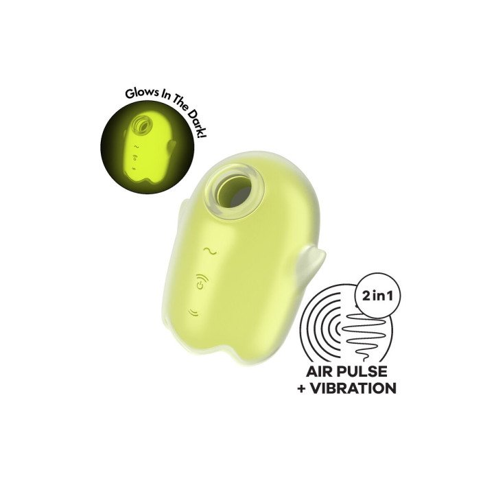 Succionador de Clítoris Satisfyer Glowing Ghost Amarillo