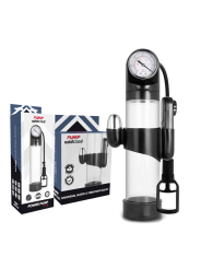 Pump Addicted - Bomba Erección Rx9 Transparente con Vibrador