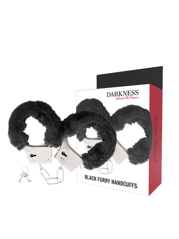 Darkness - Esposas Metal Forradas Negro