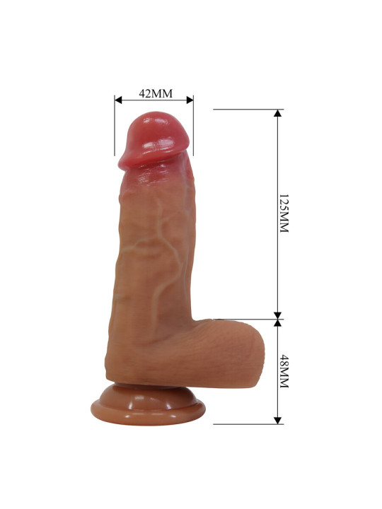 Pretty Love - Curtis Dildo Realístico con Ventosa 17.3 cm Ø 4.2 cm