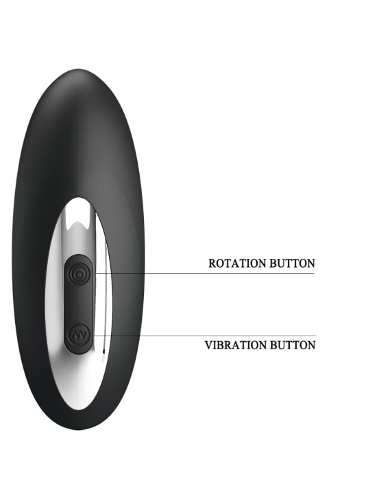 Mr Play - Masajeador Prostático con Rotación y Vibración