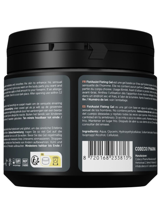 Cobeco - Fist Assist Gel Extraespeso Base de Agua 500 ml