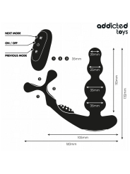 Addicted Toys - Masajeador Prostático Rotatorio Control Remoto