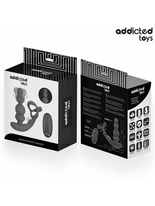 Addicted Toys - Masajeador Prostático Rotatorio Control Remoto